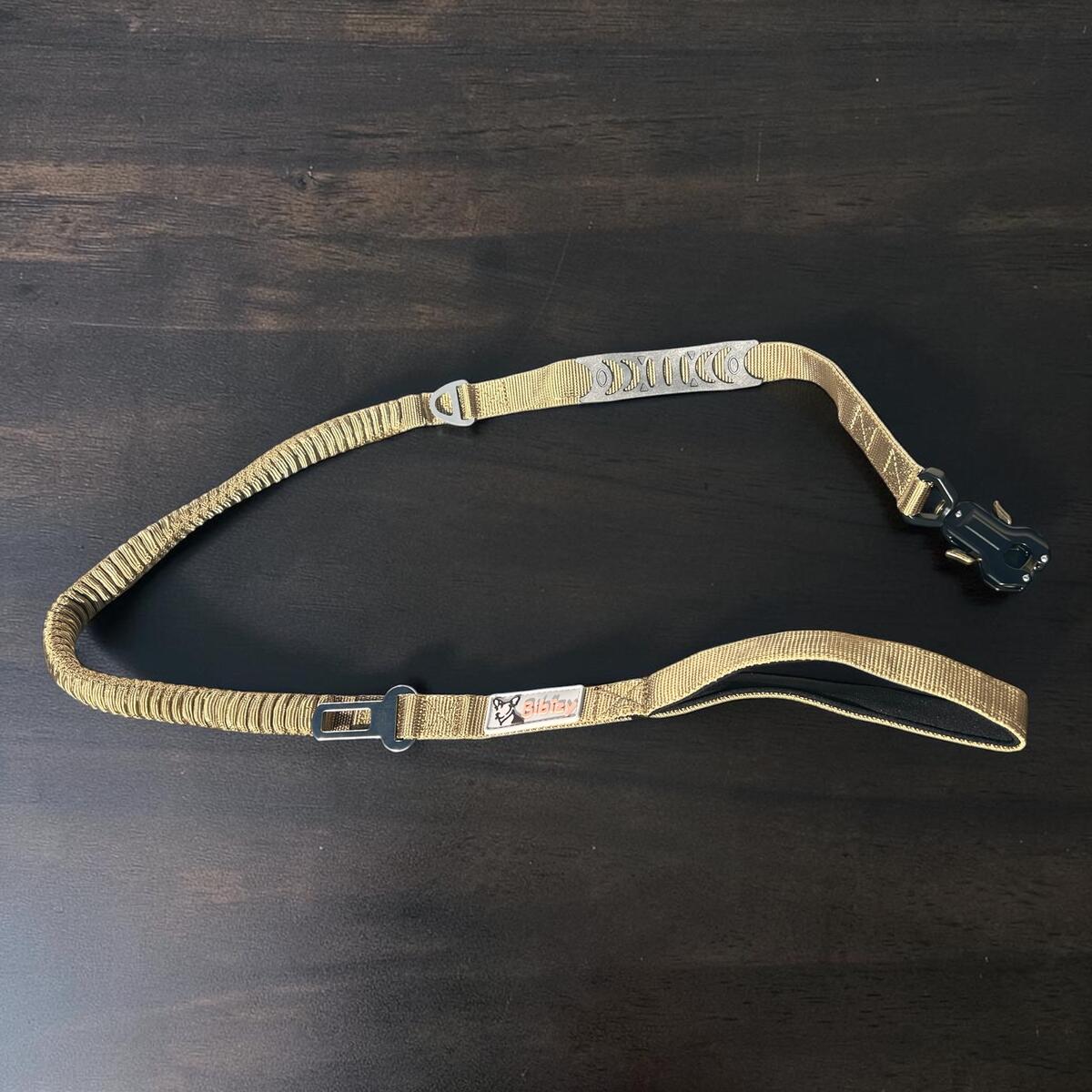 Laisse de traction Bibizy coloris coyote/tan